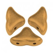 Les perles par Puca® Hélios kralen Bronze gold mat 00030/01740